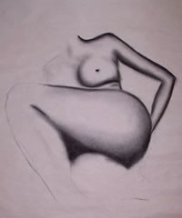 Nude Drawing by Belinda 